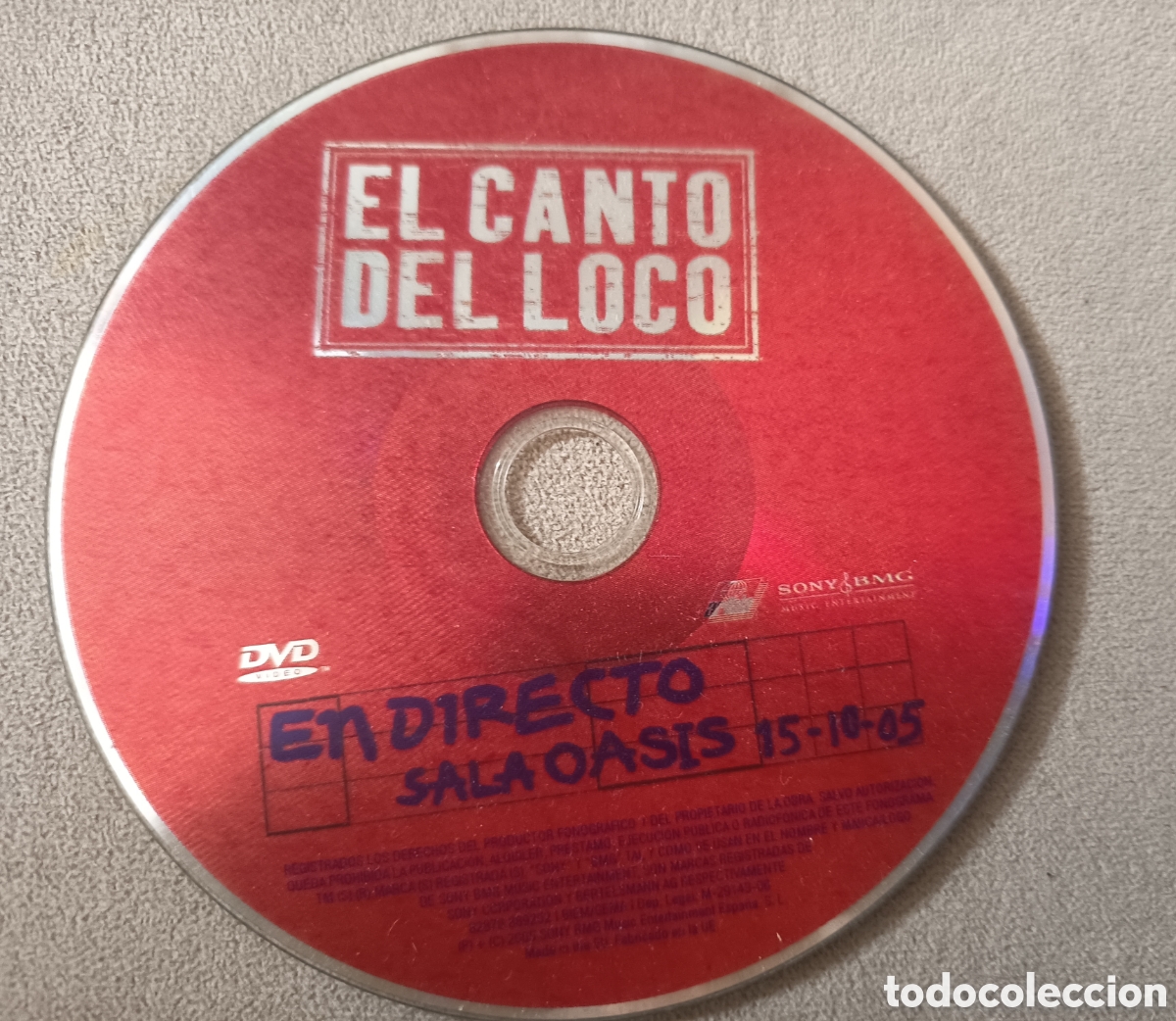 CDs de m&uacute;sica: CD El Canto del Loco 2005 Directo Zaragoza Oasis