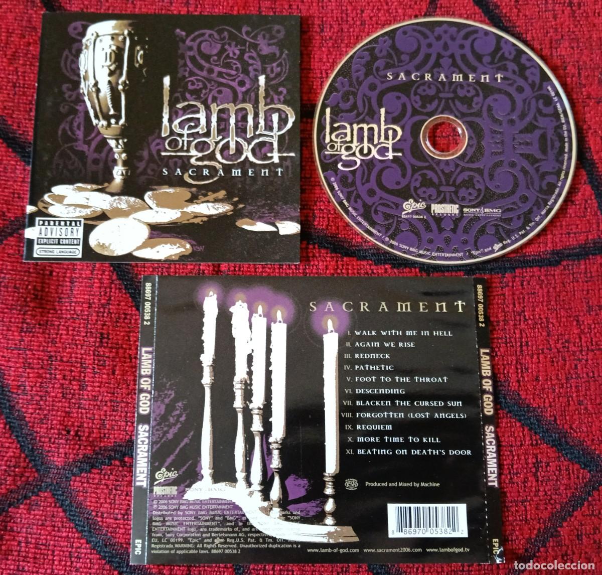 CDs de m&uacute;sica: LAMB OF GOD ** Sacrament ** CD 2006