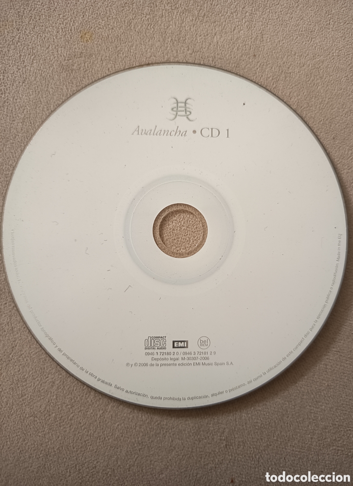 CDs de m&uacute;sica: CD H&eacute;roes del Silencio &rdquo; Avalancha&rdquo; CD 1 2006 EMI