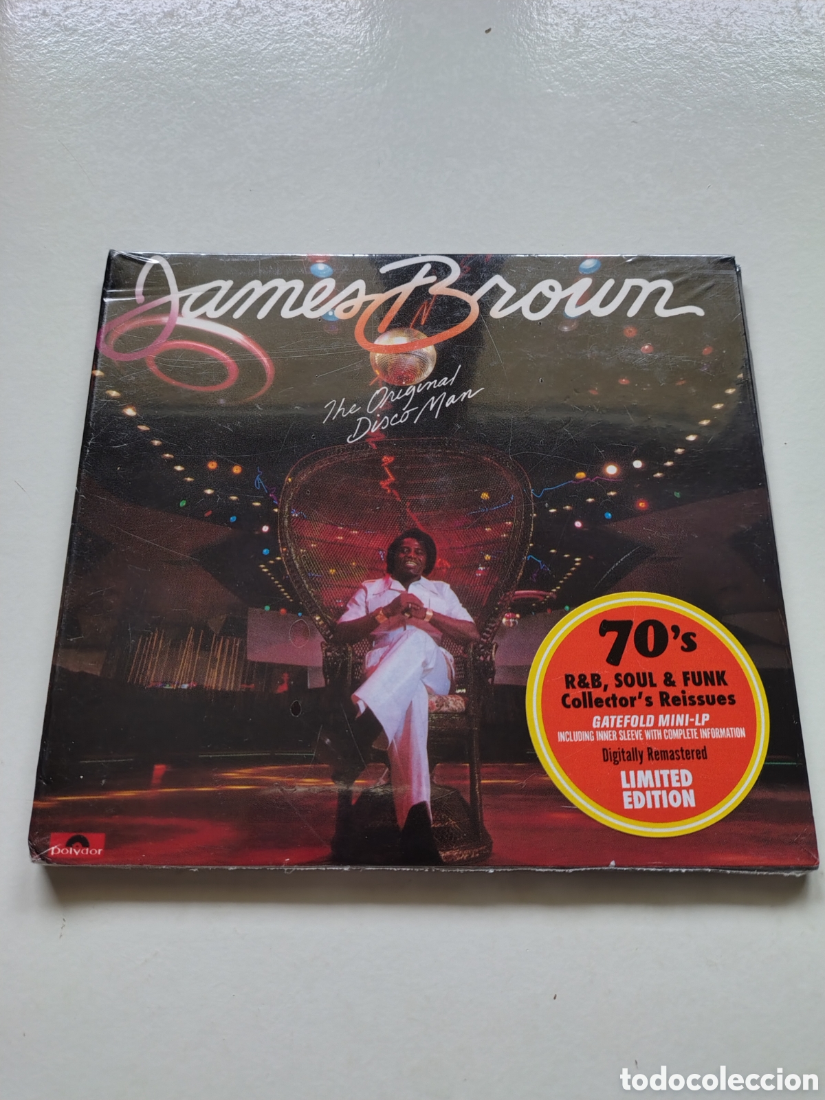 CDs de m&uacute;sica: JAMES BROWN The Original Disco Man ( 1979 POLYDOR ELEMENTAL 2016 ) PRECINTADO NUEVO