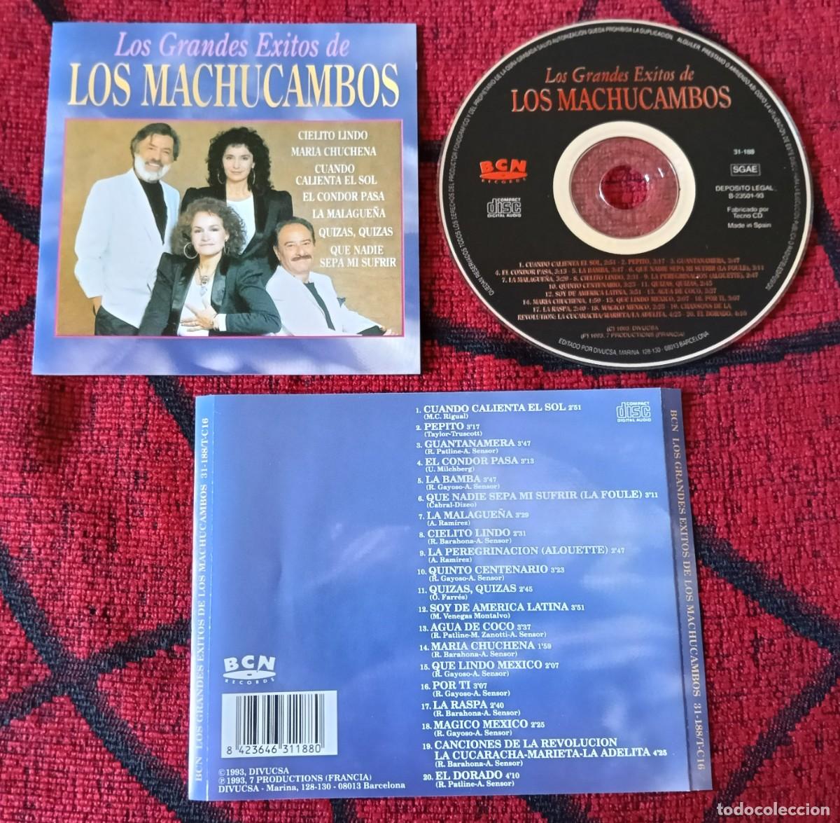CDs de m&uacute;sica: LOS MACHUCAMBOS ** Grandes Exitos ** CD 1993