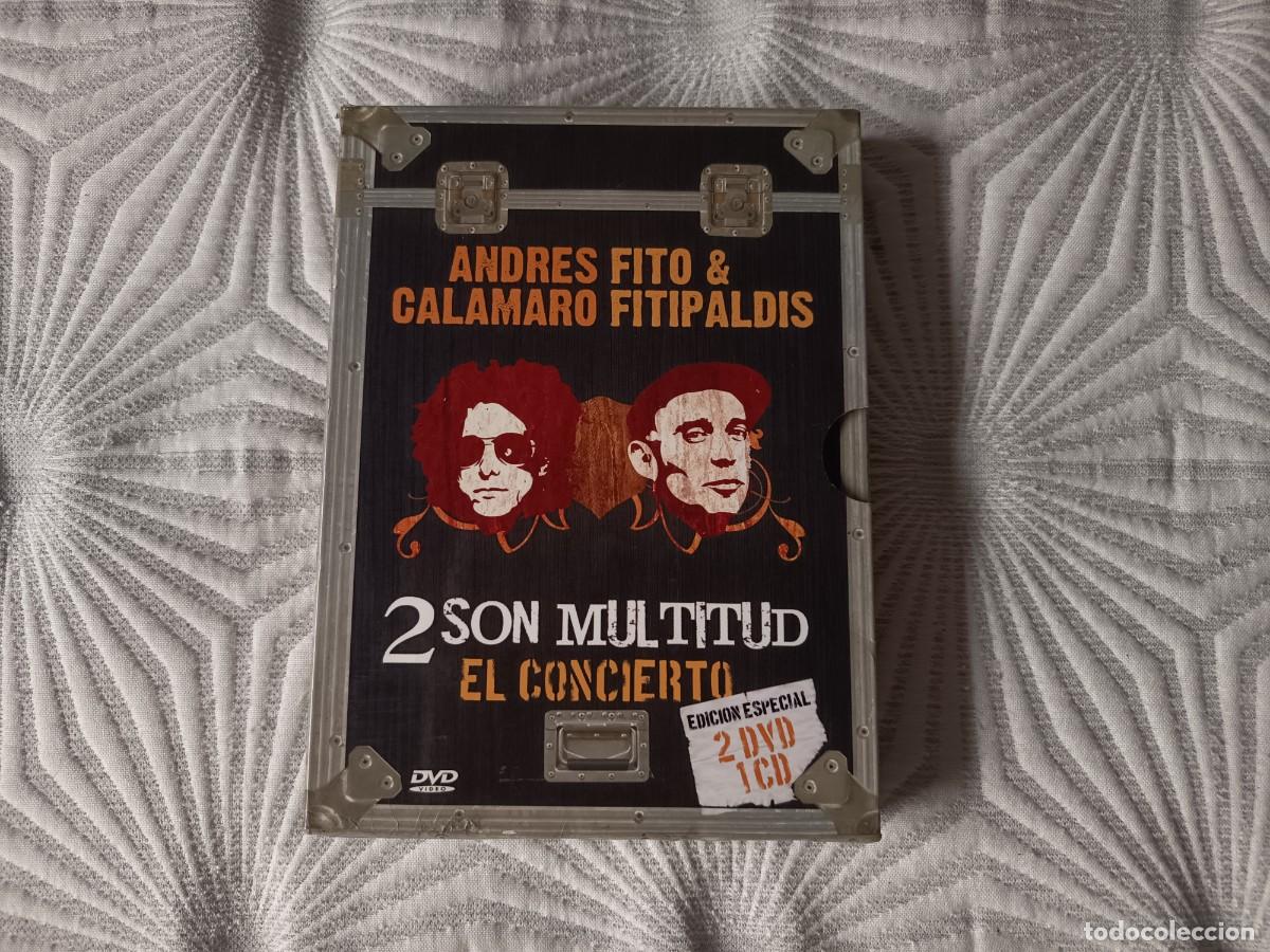 CDs de m&uacute;sica: Andr&eacute;s Calamaro - Fito & Fitipaldis &ndash; 2 Son Multitud (En Concierto) 2 dvds mas un cd.