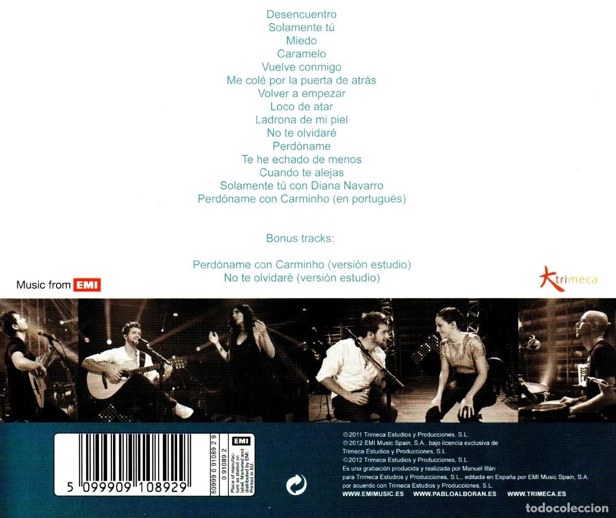 CDs de m&uacute;sica: PABLO ALBORAN. EN ACUSTICO. CD. - Foto 2