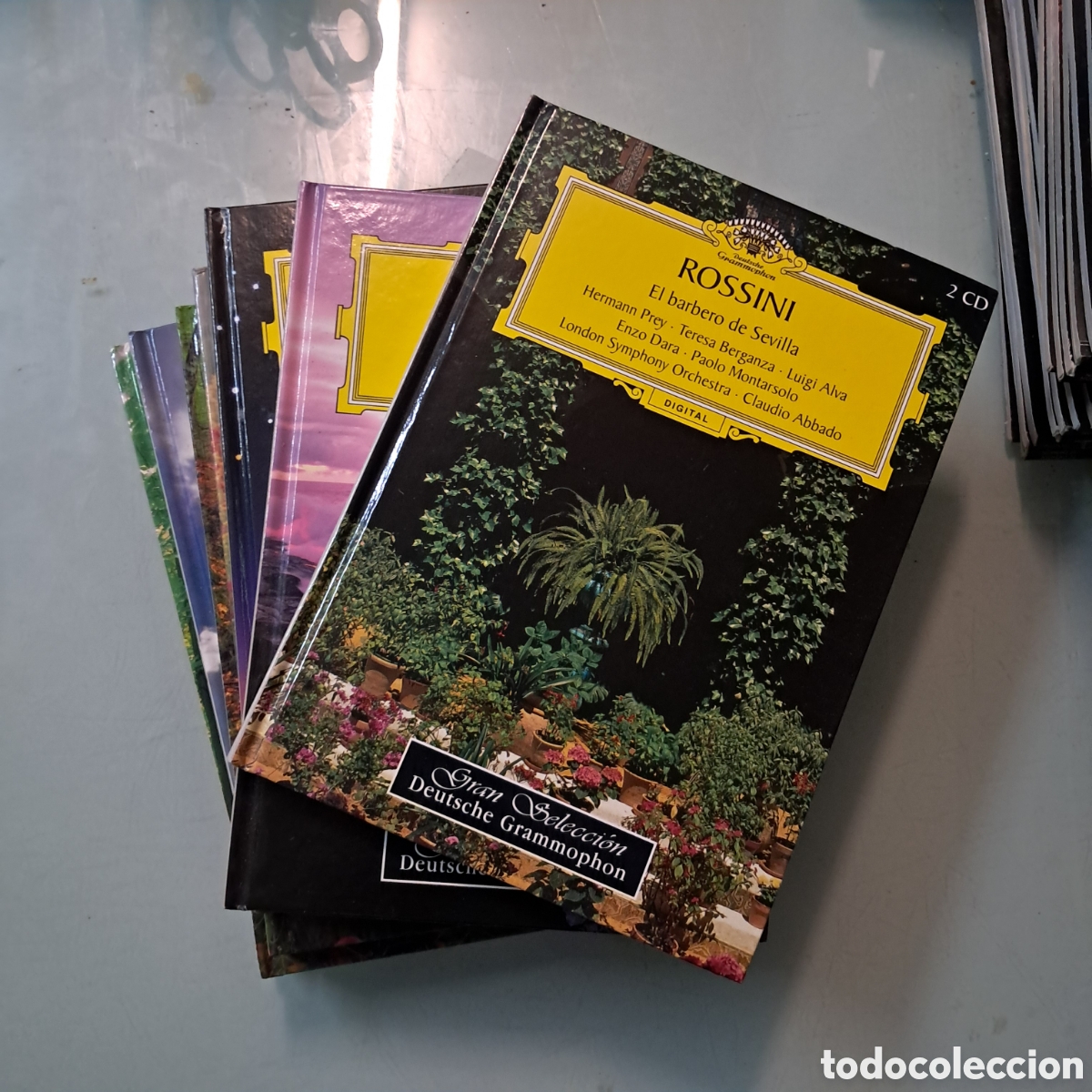 CDs de m&uacute;sica: Historia de la.musica cl&aacute;sica, Gran selecci&oacute;n, Deutsche Grammophon, 7 libros