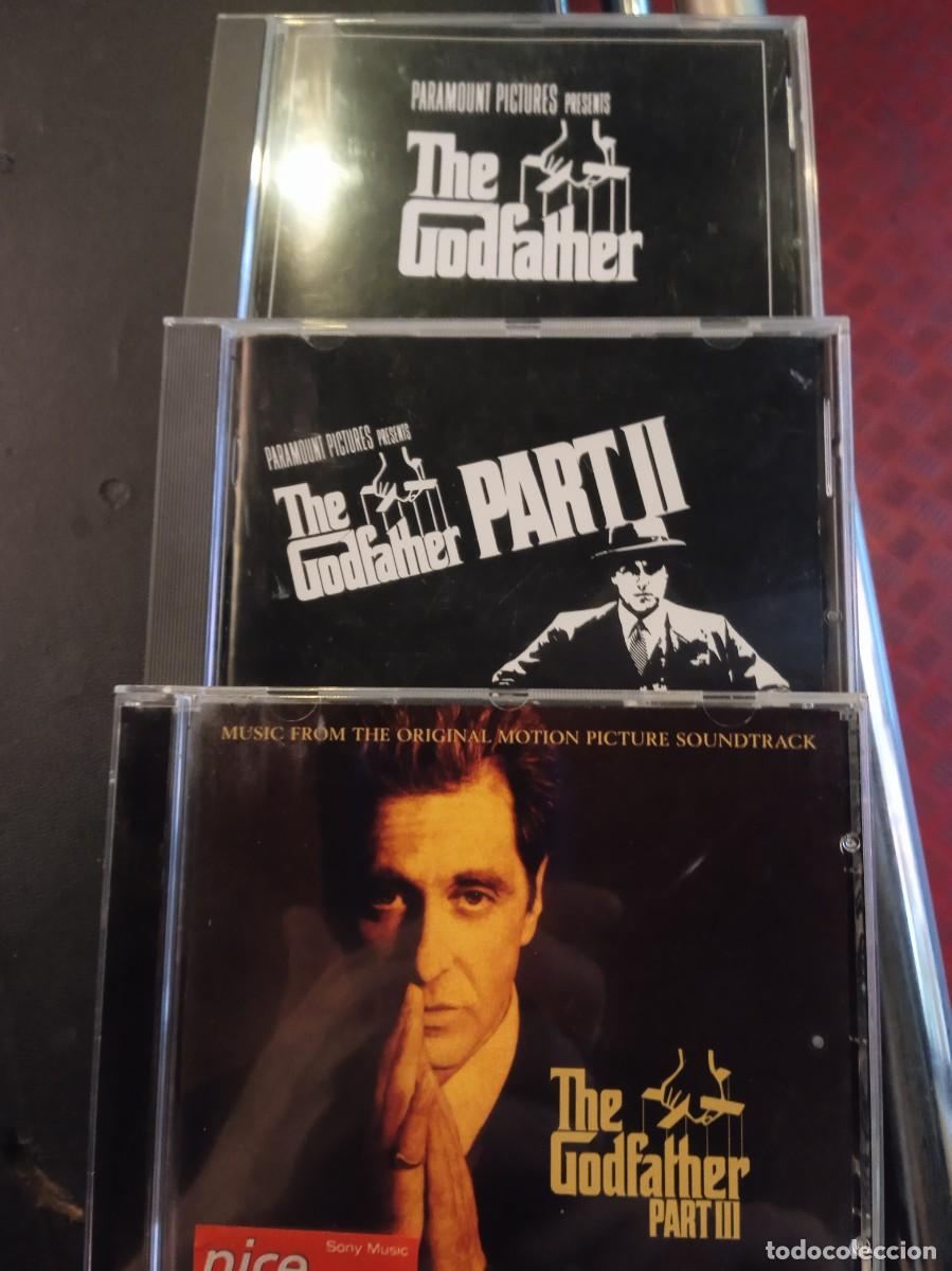 CDs de m&uacute;sica: THE GODFATHER- EL PADRINO. LOTE DE 3 CDS DE LAS BSO DE LAS PELICULAS