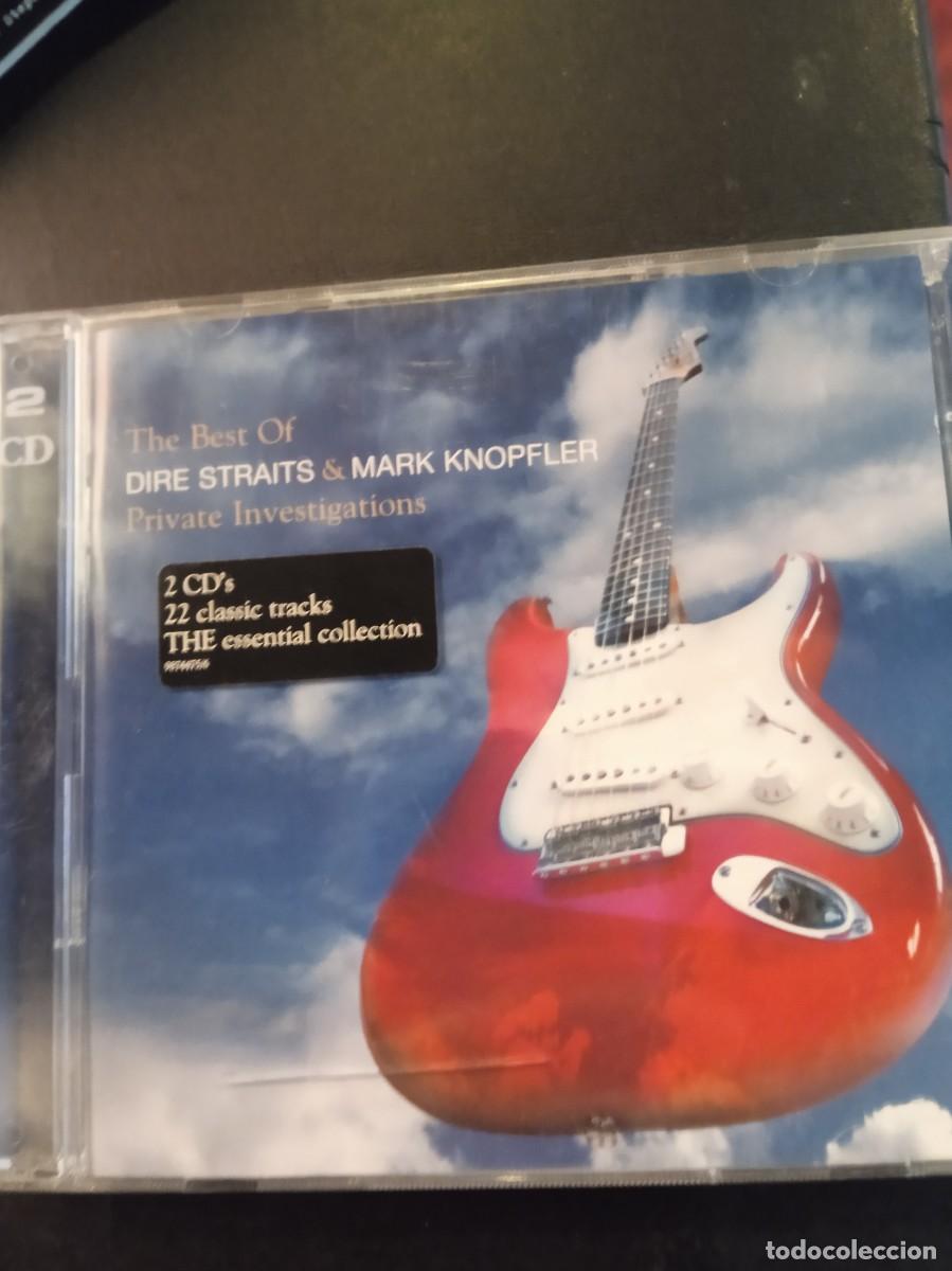 CDs de m&uacute;sica: DIRE STRAITS / MARK KNOPFLER- THE BEST. PRIGVATE INVESTIGATIONS. CD DOBLE
