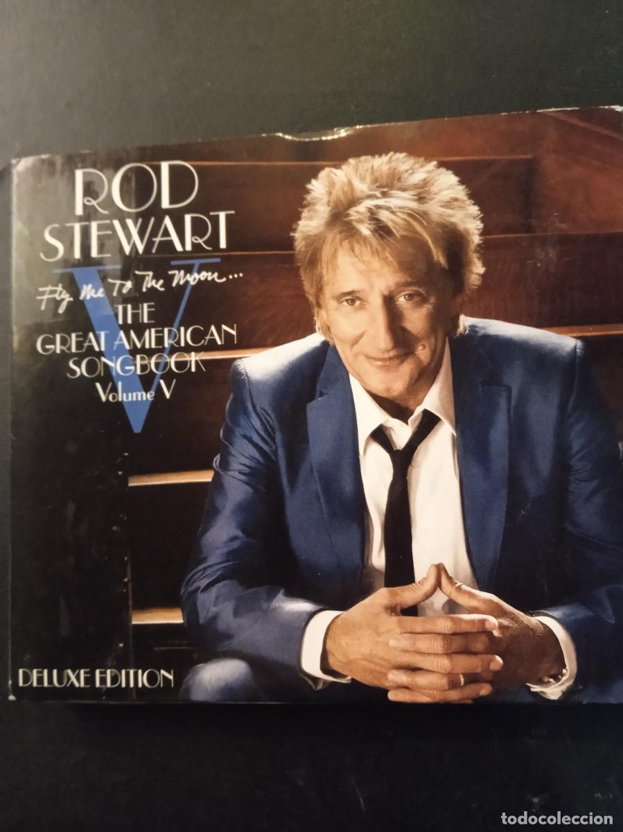CDs de m&uacute;sica: ROD STWART- FLY ME TO THE MOON. THE GREAT AMERICAN SONGBOOK VOL. V DOBLE CD