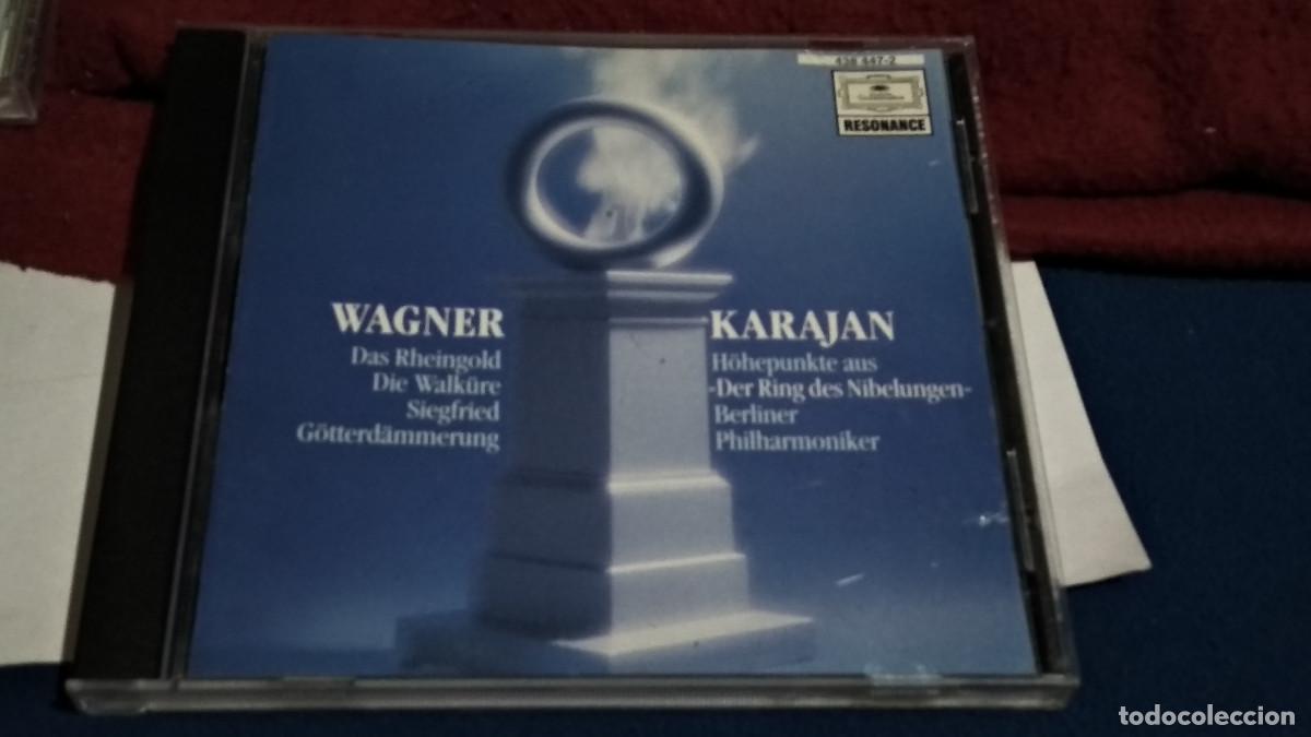 CDs de m&uacute;sica: Wagner / Karajan &ndash; Der Ring Des Nibelungen - Querschnitt - CD Album 1992 Deutsche - PERFECTO ESTADO