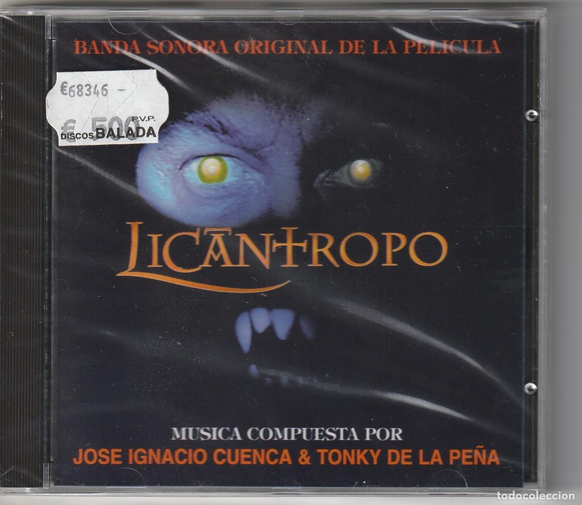 CDs de m&uacute;sica: B.S.O. LICANTROPO - JOSE IGNACIO CUENCA & TONKY DE LA PE&Ntilde;A (CD TRIPPER EDICIONES 1996) PRECINTADO