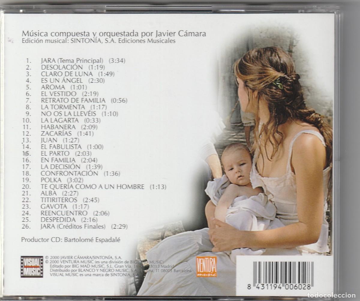 CDs de m&uacute;sica: B.S.O. JARA - JAVIER CAMARA (CD VISUAL MUSIC 2000) - Foto 2