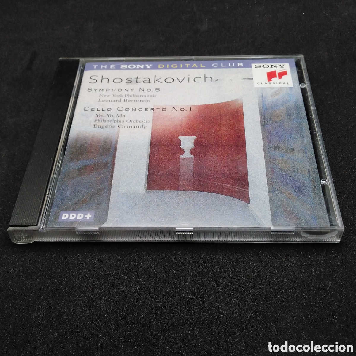CDs de m&uacute;sica: SHOSTAKOVICH - SYMPHONY N&ordm; 5 CELLO CONCERTO N&ordm; 1 - YO YO MA LEONARD BERSTEIN - 1995 - CD VERIFICADO