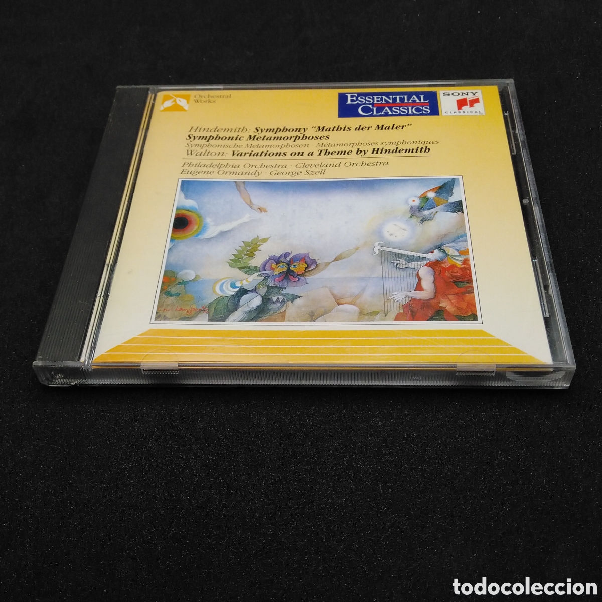 CDs de m&uacute;sica: PAUL HINDEMITH WILLIAM WALTON - SYMPHONY MATHIS DER MALER - METAMORPHOSES WEBER- 1993- CD VERIFICADO