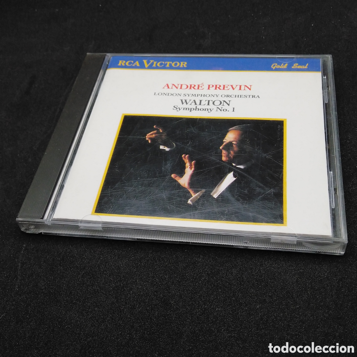 CDs de m&uacute;sica: ANDRE PREVIN - WALTON - SYMPHONY N&ordm; 1 - 1988 - CD - DISCO VERIFICADO
