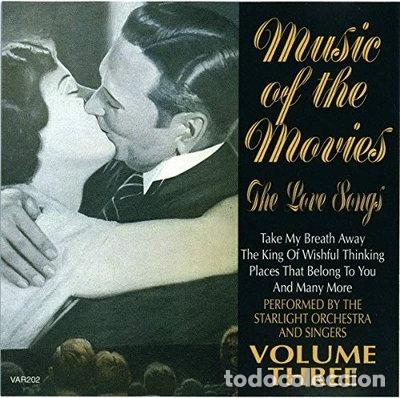 CDs de m&uacute;sica: Music of the Movies The Love Songs Volume 3- 5020214220228
