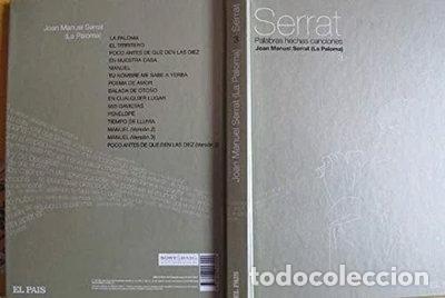 CDs de m&uacute;sica: Palabras hechas canciones Joan Manuel Serrat (La Paloma) volumen 3- 9778498157209
