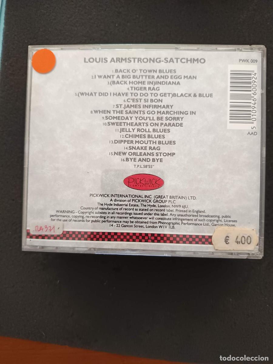 CDs de m&uacute;sica: SATCHMO (LOUIS ARMSTRONG) - Foto 2