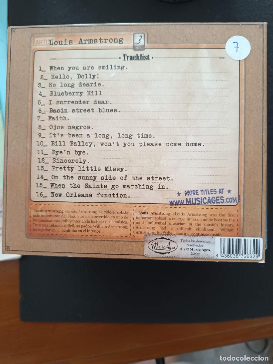 CDs de m&uacute;sica: LOUIS ARMSTRONG. PHILIPPS JAZZ GALLERY - Foto 2