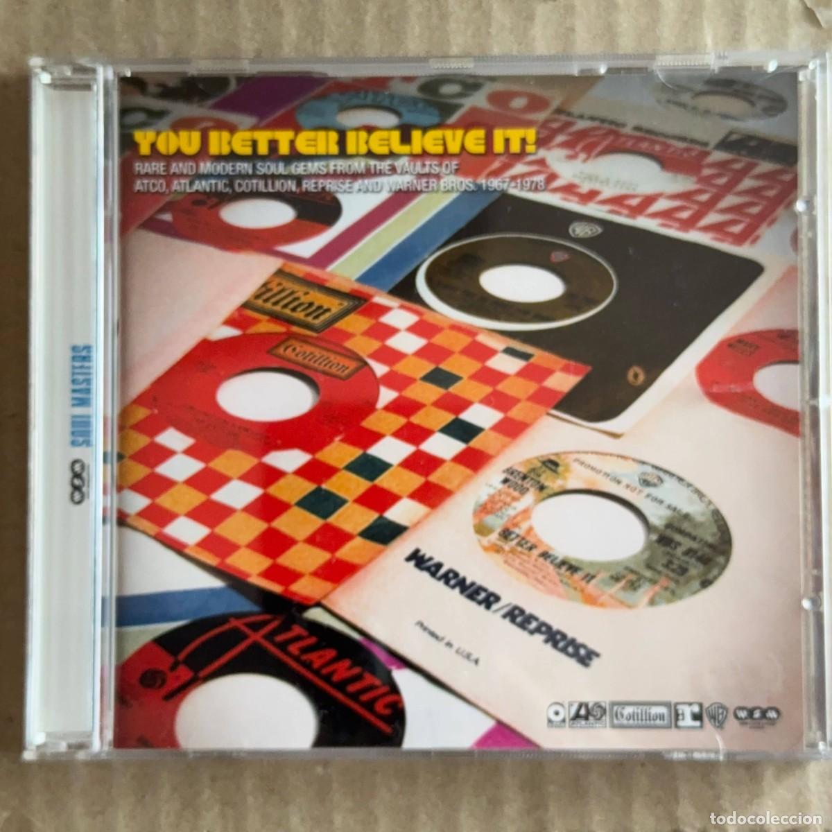 CDs de m&uacute;sica: VVAA You Better Believe it! (Soul, Funk & Rare Grooves)