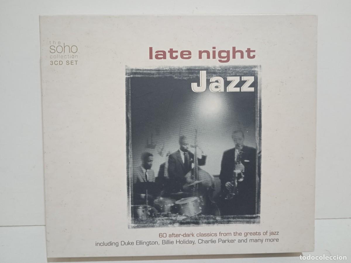 CDs de m&uacute;sica: Late Night Jazz - Billie Holiday, Duke Ellington... - 3 x CD - Box - 2003 - UK