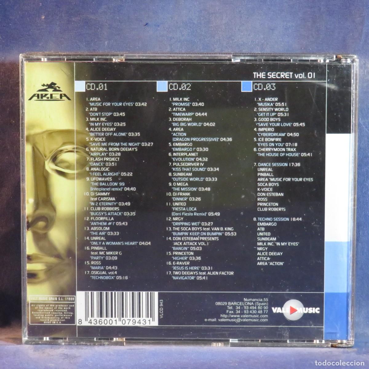 CDs de m&uacute;sica: VARIOUS &ndash; AREA THE SECRET VOL. 01 - CD - Foto 2