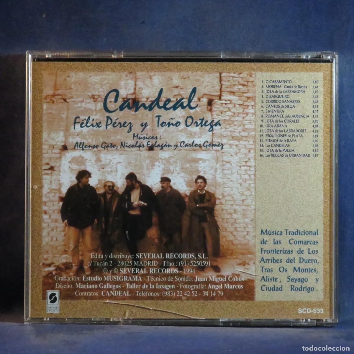 CDs de m&uacute;sica: CANDEAL - COPLAS DE LA RAYA - CD - Foto 2