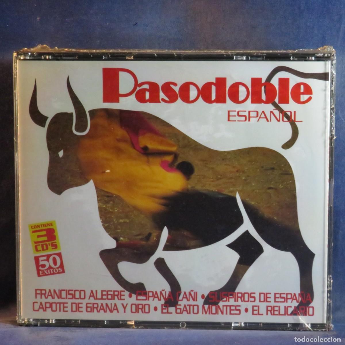 CDs de m&uacute;sica: VARIIOS - PASODOBLE ESPA&Ntilde;OL (50 &Eacute;XITOS) - 3 CD