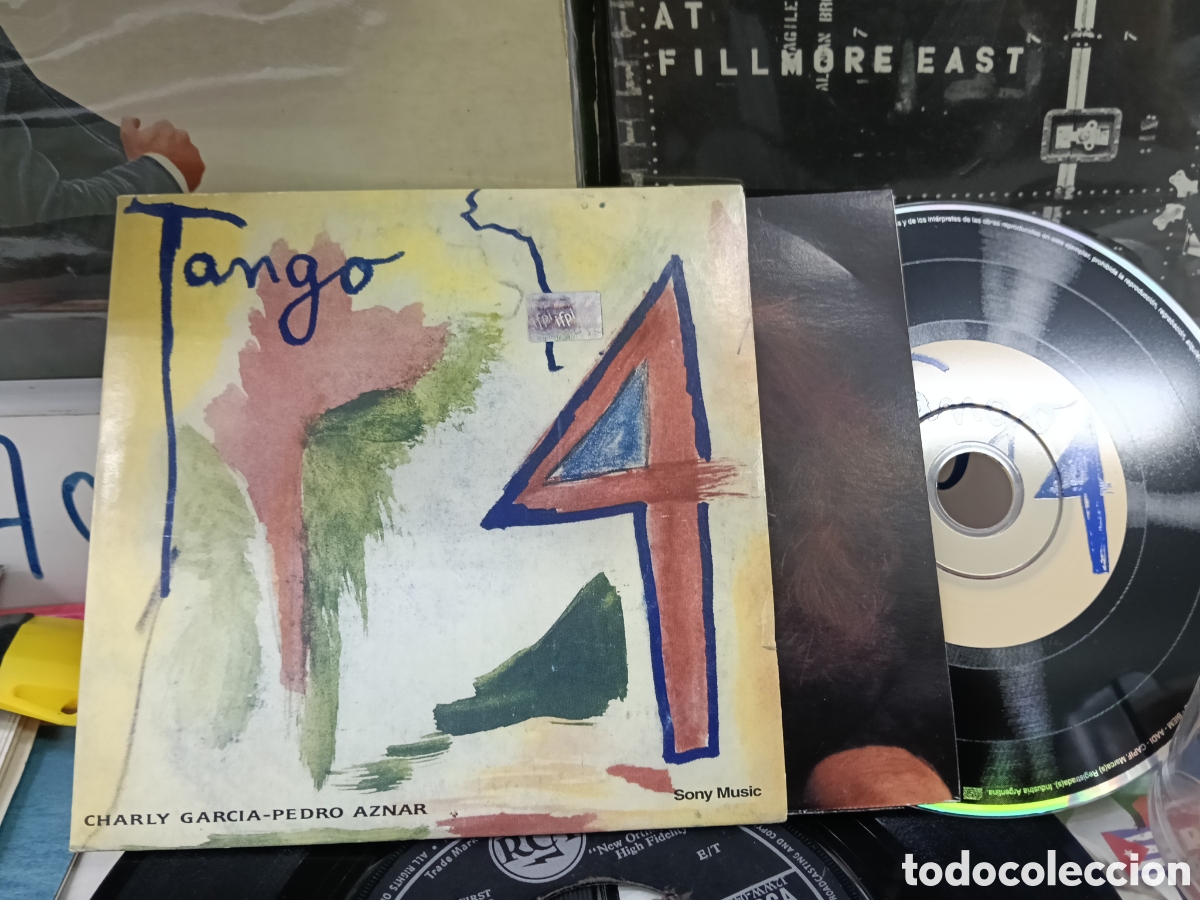 CDs de m&uacute;sica: Charly Garc&iacute;a pedro Aznar cd tango 4 carpeta cart&oacute;n argentina 1991