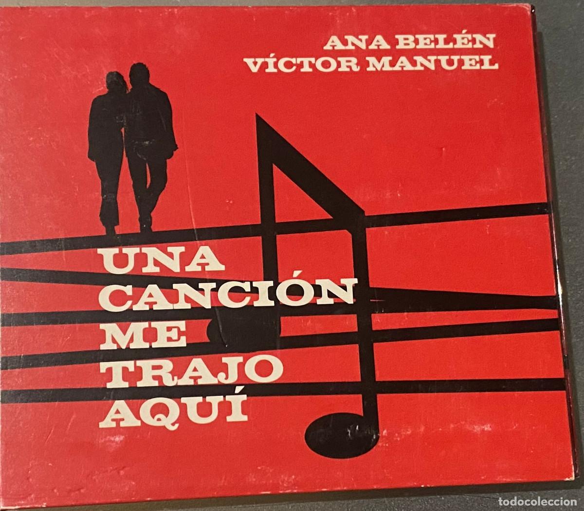 CDs de m&uacute;sica: 'Una canci&oacute;n me trajo aqu&iacute;', de V&iacute;ctor Manuel y Ana Bel&eacute;n. Digipack CD + DVD. 90 canciones. A&ntilde;o 2005