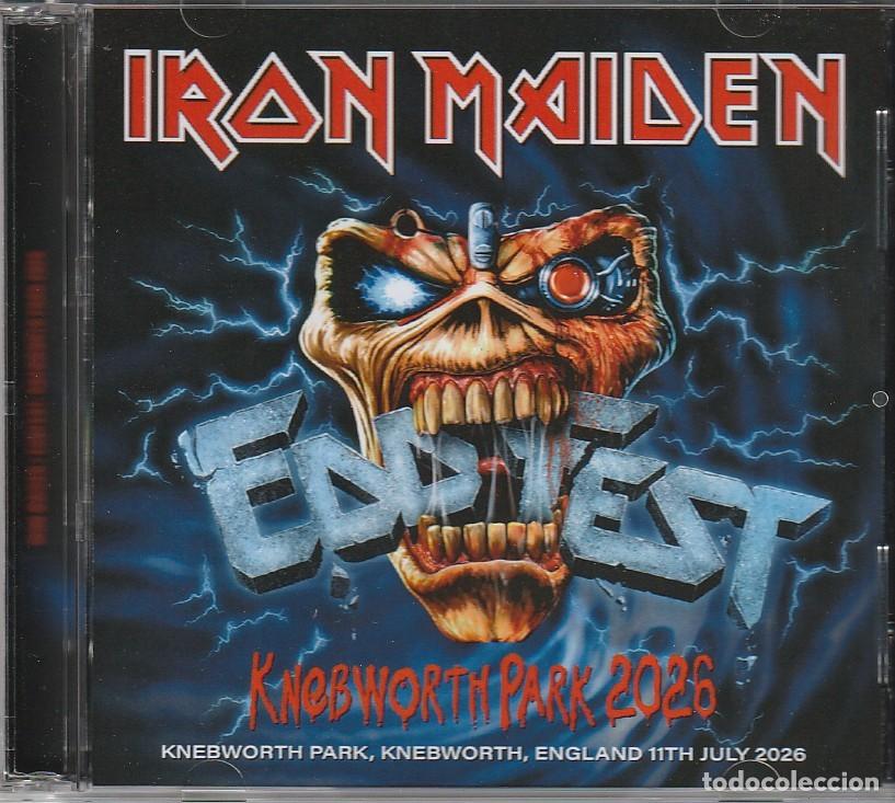 CDs de m&uacute;sica: 2 CD's - IRON MAIDEN - Live Eddfest 2026