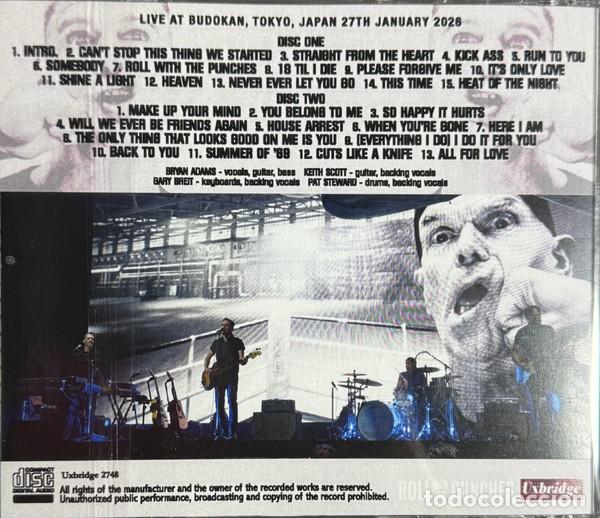 CDs de m&uacute;sica: 2 CDs - Bryan ADAMS - Live Budokan 2026 - Foto 2