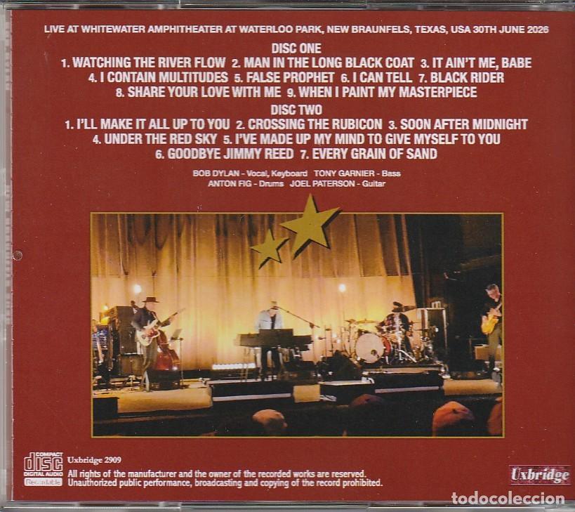 CDs de m&uacute;sica: 2 CDs - Bob DYLAN - Live Texas 2026 - Foto 2
