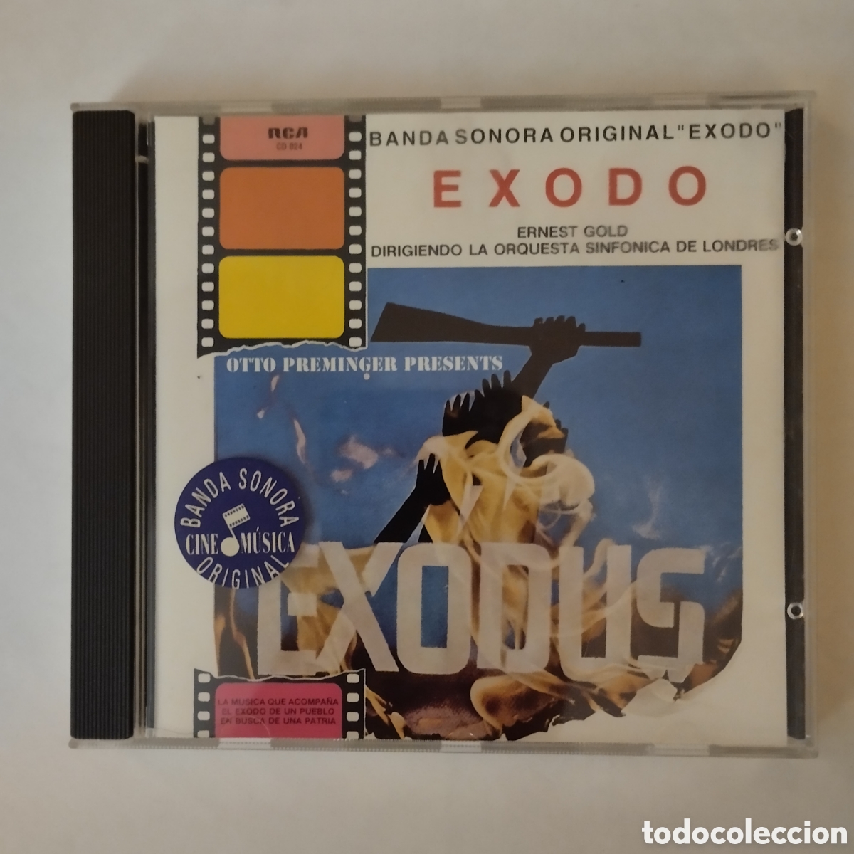 CDs de m&uacute;sica: CD BSO Exodo - Ernest Gold. - Foto 1