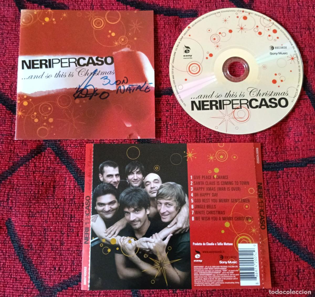 CDs de m&uacute;sica: NERI PER CASO **...And So This Is Christmas** 2008 CD FIRMADO POR MARIO CRESCENZO*