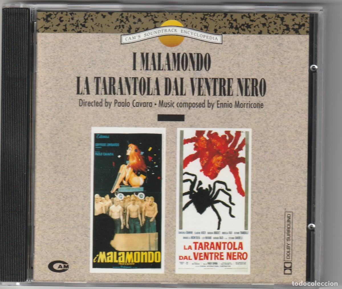 CDs de m&uacute;sica: B.S.O. I MALAMONDO &middot; LA TARANTOLA DAL VENTRE NERO - ENNIO MORRICONE (CD CAM 1992)