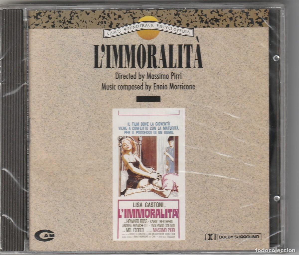 CDs de m&uacute;sica: B.S.O. L'IMMORALIT&Agrave; - ENNIO MORRICONE (CD CAM 1992) NUEVO. PRECINTADO.