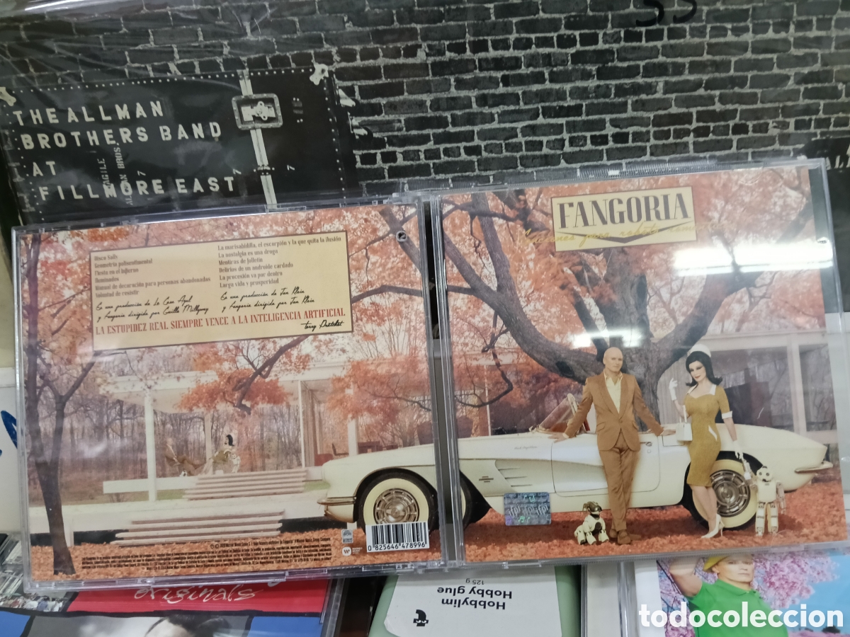 CDs de m&uacute;sica: Fangoria CD canciones para robots rom&aacute;nticos M&eacute;xico 2016