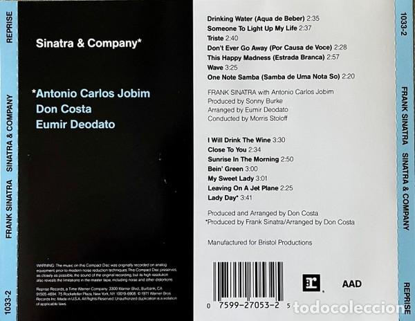 CDs de m&uacute;sica: Frank Sinatra &lrm;&ndash; Sinatra & Company - Foto 2