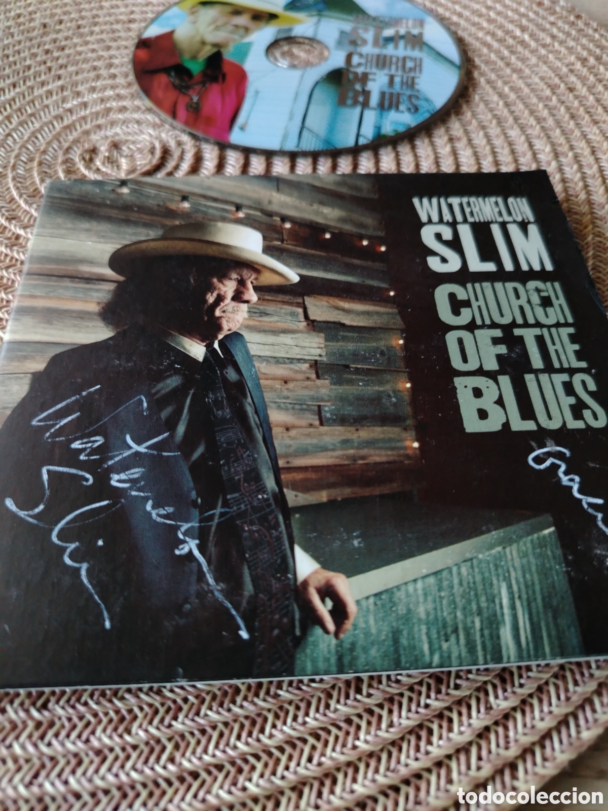 CDs de m&uacute;sica: WATERMELON SLIM - Church of the Blues CD, 2019 (AUTOGRAFIADO)