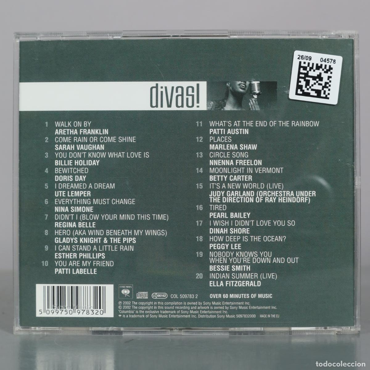 CDs de m&uacute;sica: CD. Divas! - Sony Music - Foto 2