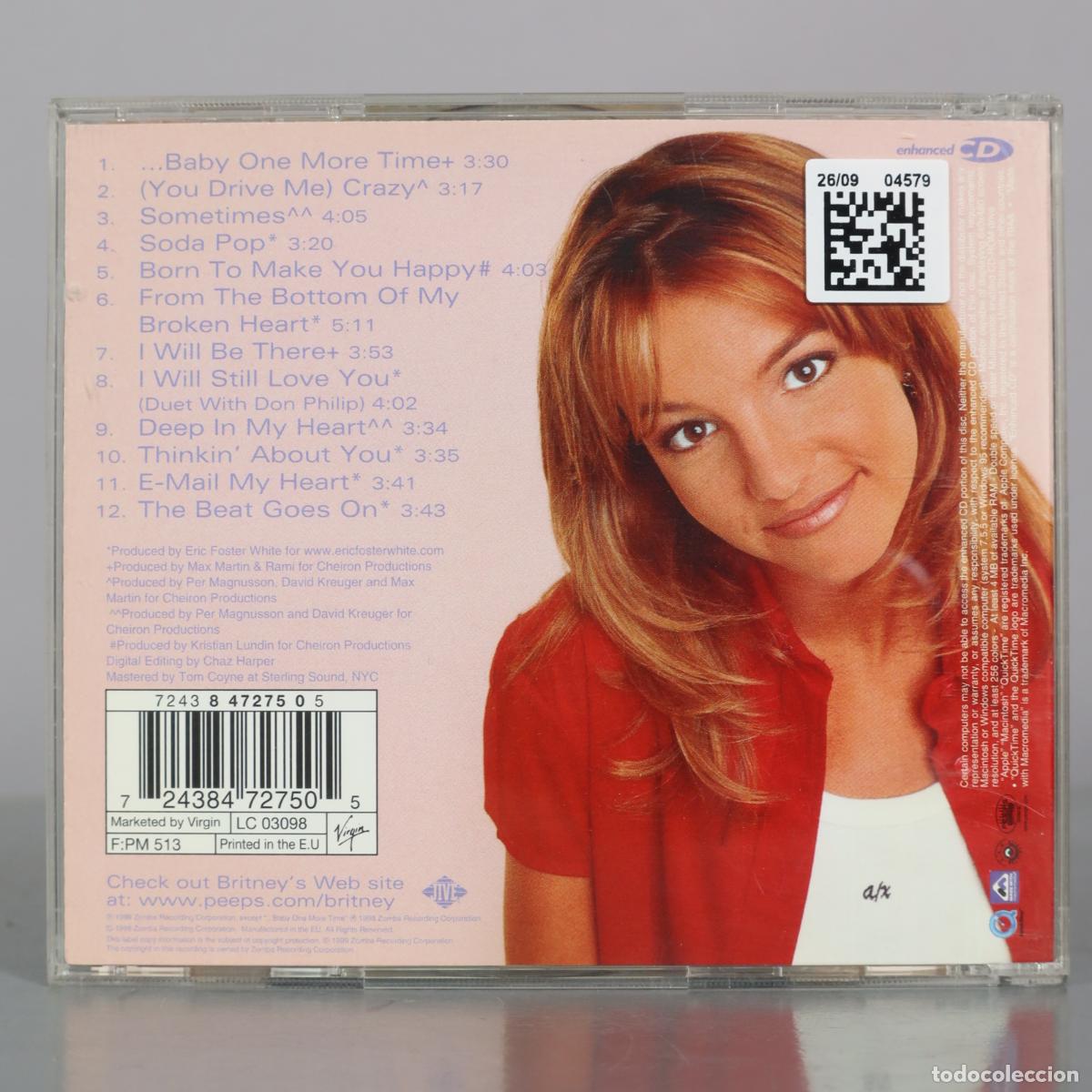 CDs de m&uacute;sica: CD. ...Baby One More Time - Britney Spears - Jive - Foto 2