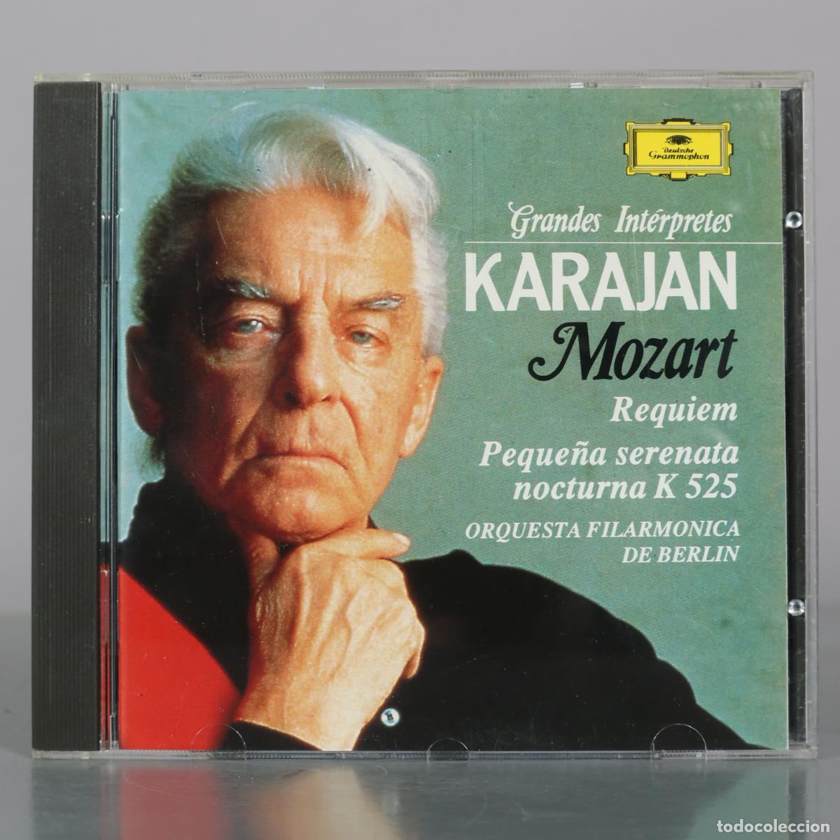 Musik-CDs: CD. Karajan - Mozart - Requiem - Peque&ntilde;a serenata nocturna K 525 - Orquesta Filarm&oacute;nica de Berl&iacute;n