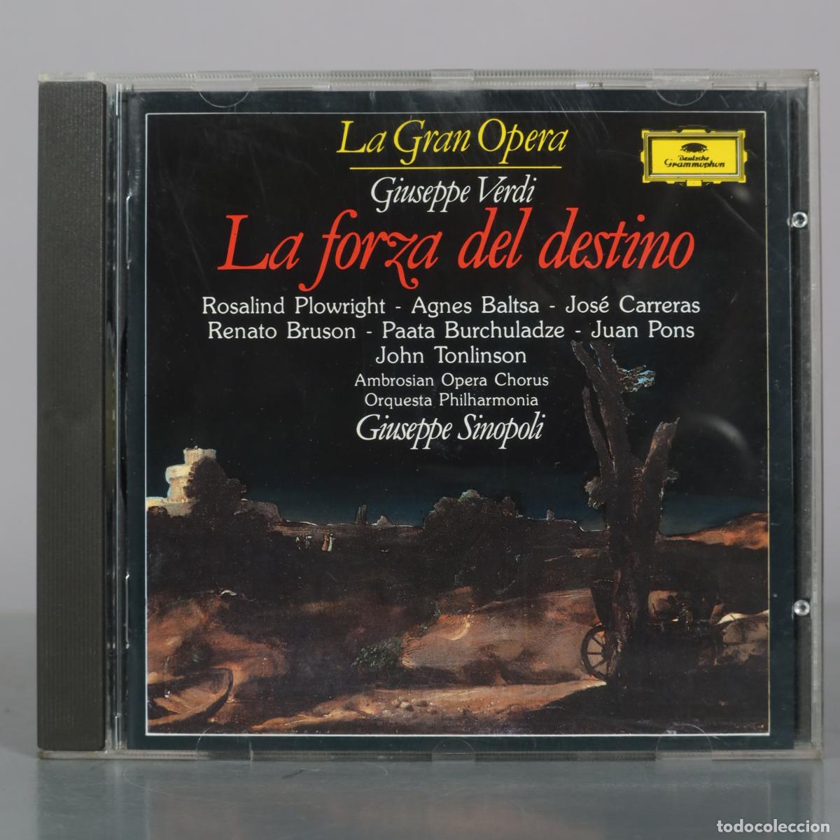 Musik-CDs: CD. La forza del destino - Giuseppe Verdi - Rosalind Plowright, Agnes Baltsa, Jose Carreras, Renato