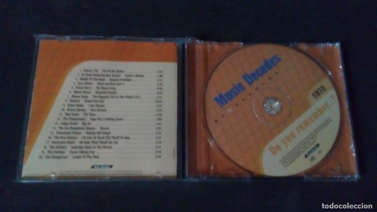 CDs de m&uacute;sica: MUSIC DECADES. 1972. DO YOU REMEMBER...? - Foto 3