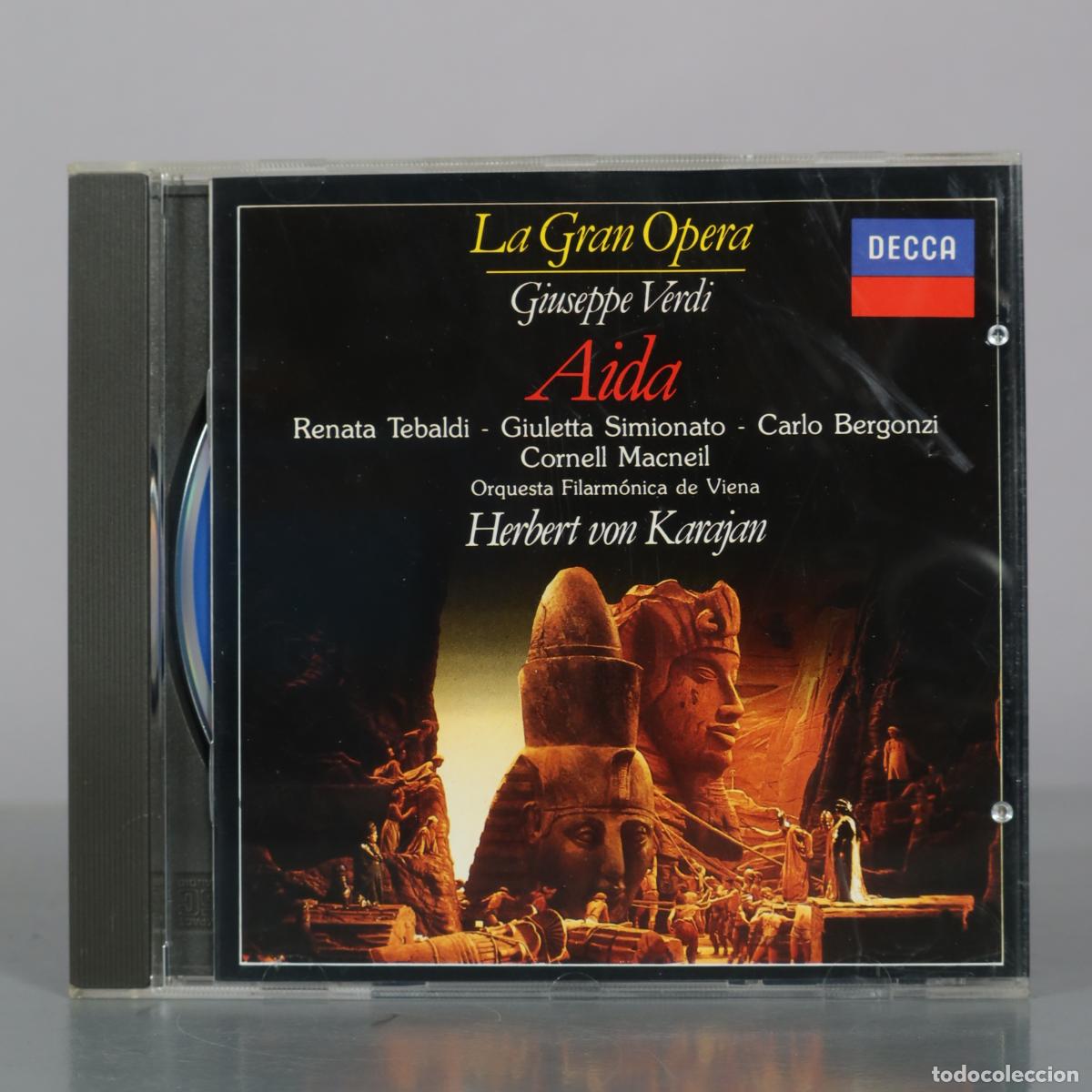 CDs de Musique: CD. La Gran Opera - Giuseppe Verdi - Aida - Renata Tebaldi, Giuletta Simionato, Carlo Bergonzi,