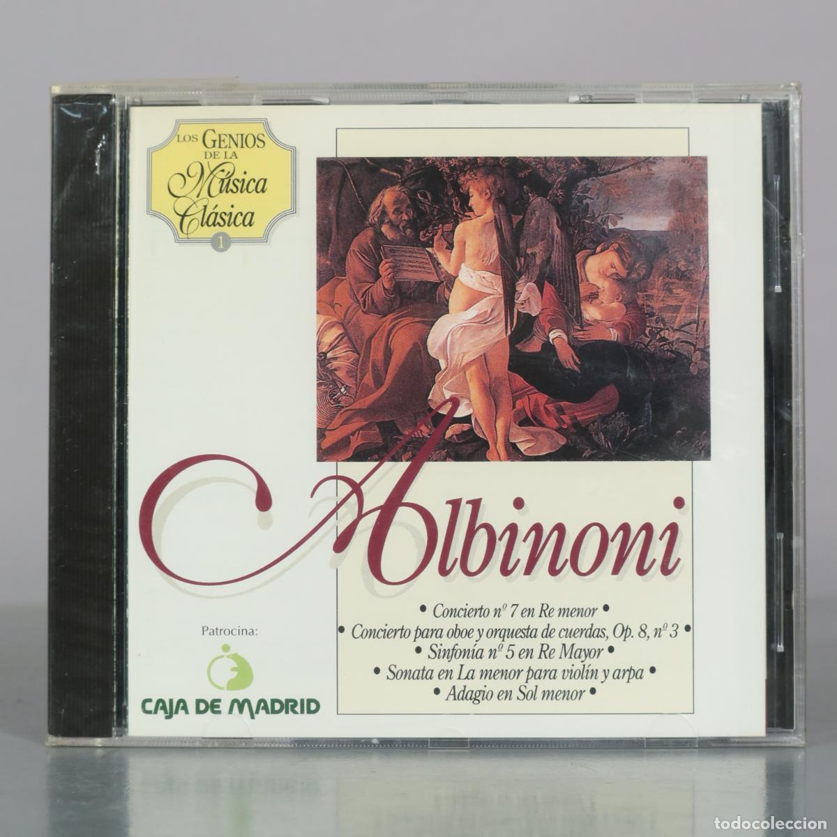 CDs de Musique: CD. Albinoni - Los Genios de la M&uacute;sica Cl&aacute;sica - Grupo Zeta . PRECINTADO