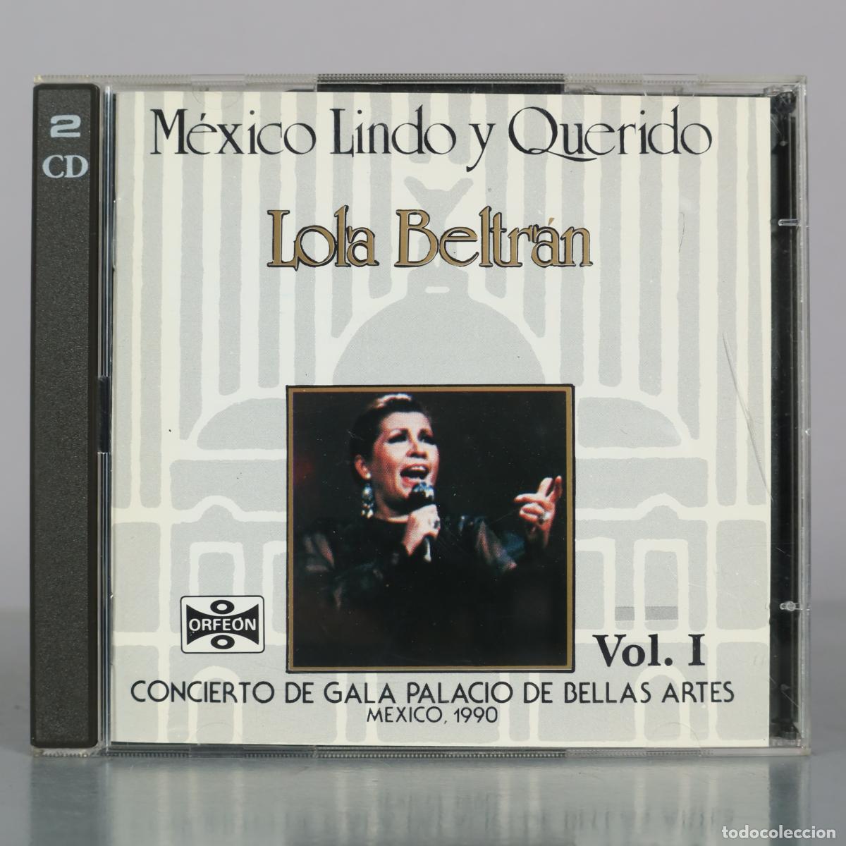 CDs de m&uacute;sica: CD. M&eacute;xico Lindo y Querido - Lola Beltr&aacute;n - Vol. I - Concierto de Gala Palacio de Bellas Artes -
