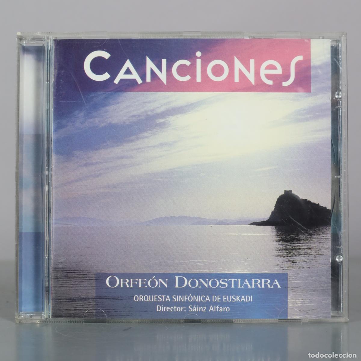 CDs de m&uacute;sica: CD. Canciones - Orfe&oacute;n Donostiarra, Orquesta Sinf&oacute;nica de Euskadi, S&aacute;inz Alfaro - RTVE M&uacute;sica