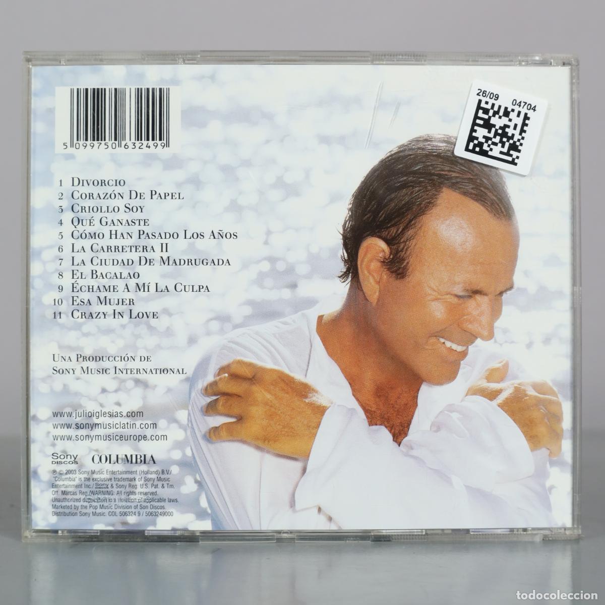 CDs de m&uacute;sica: CD. Divorcio - Julio Iglesias - Columbia - Foto 2