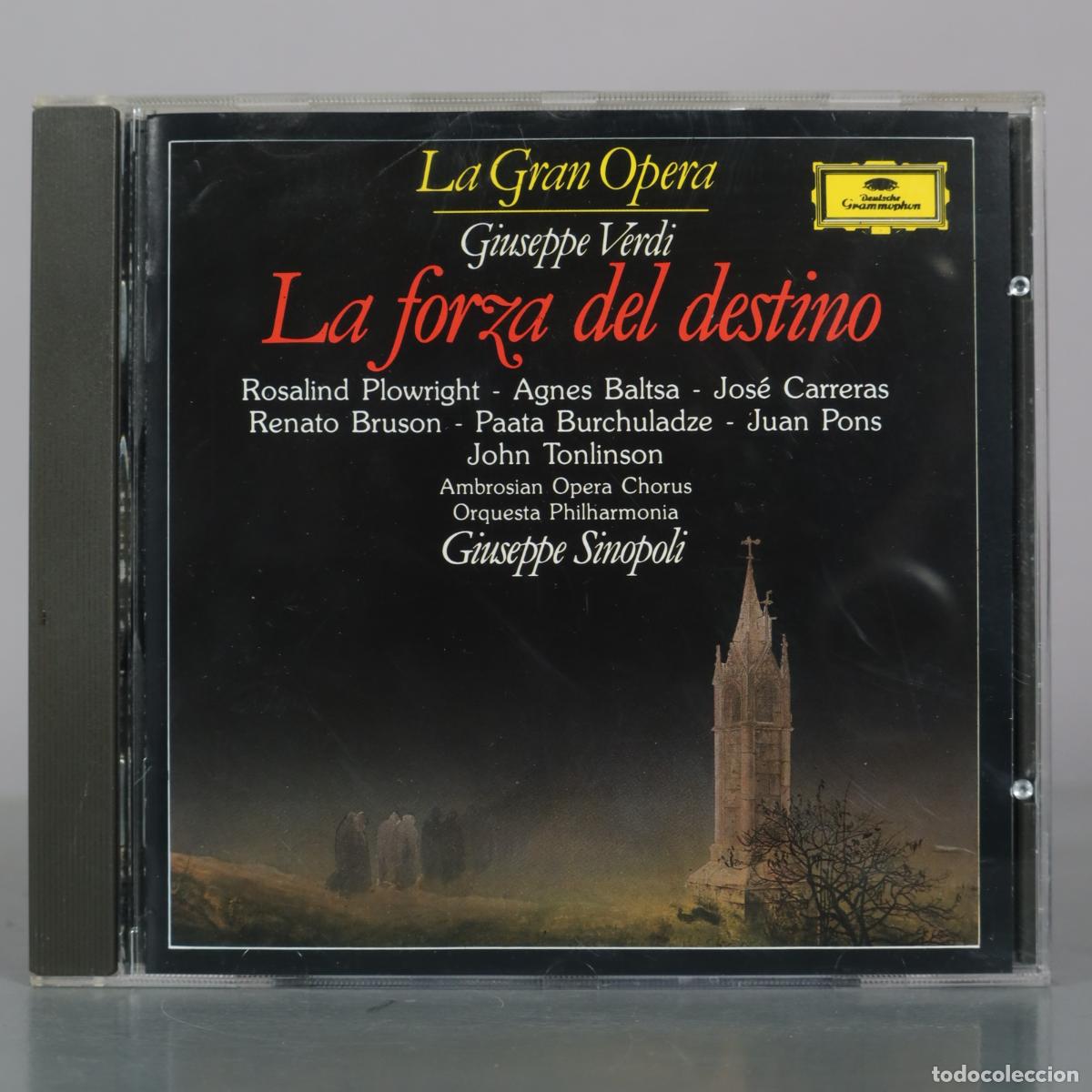 CDs de m&uacute;sica: CD. La forza del destino - Giuseppe Verdi - Rosalind Plowright, Agnes Baltsa, Jose Carreras, Renato