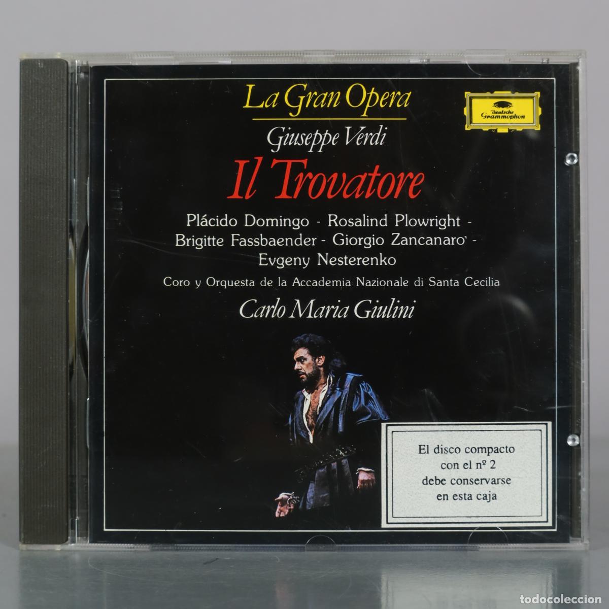 CDs de m&uacute;sica: CD. Giuseppe Verdi - Il Trovatore - Pl&aacute;cido Domingo - Rosalind Plowright - Brigitte Fassbaender -